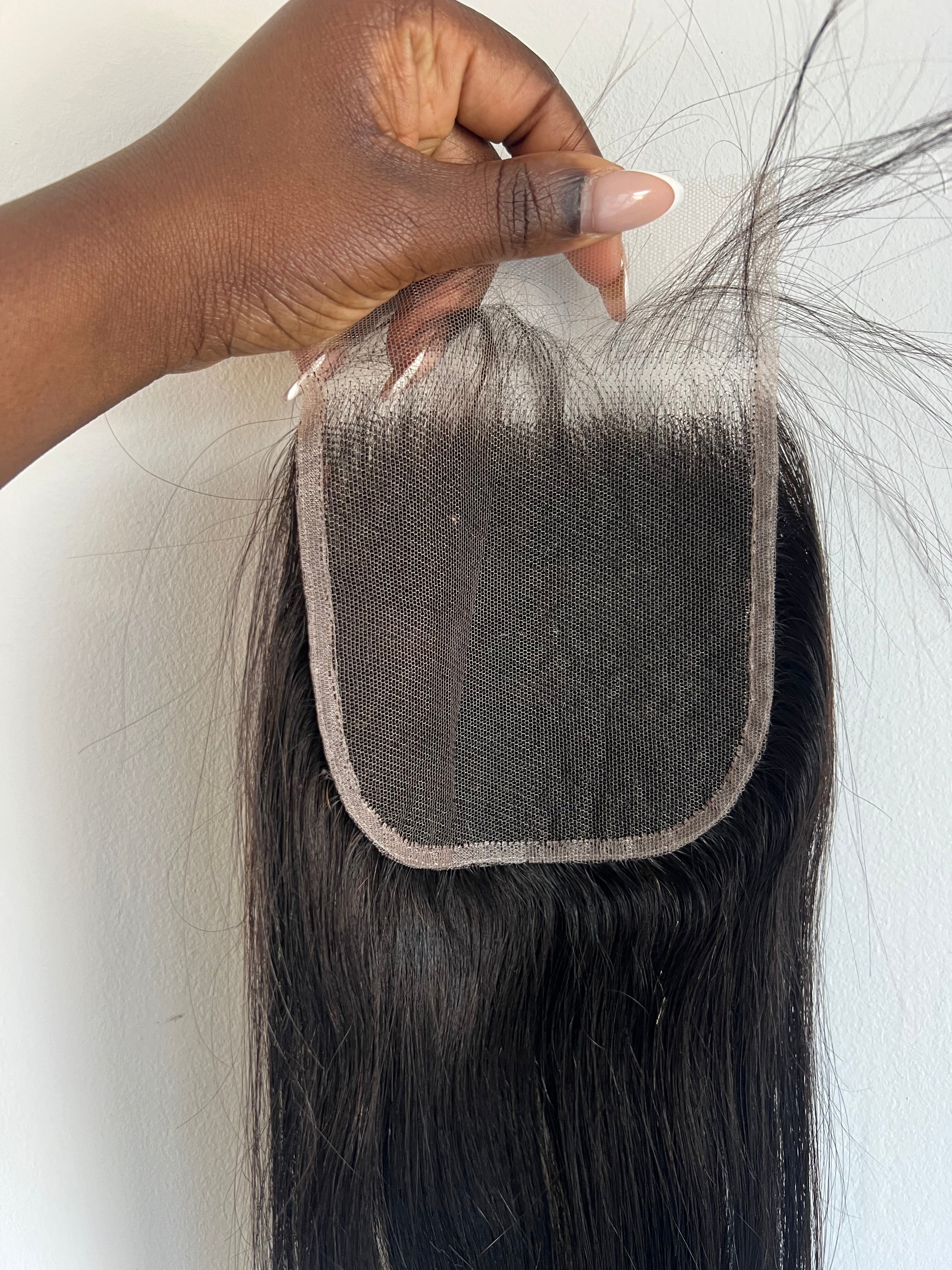 Ready To Ship: XO Straight Closure - 5x5 (HD Lace)