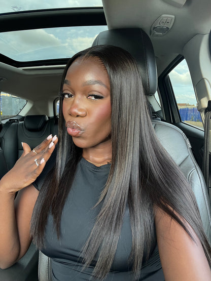 XO Straight Wig (Double Drawn) - 6x6 Closure